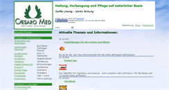 Desktop Screenshot of caesaro-med.at